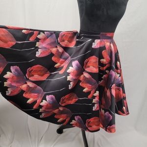 Floral circle skirt